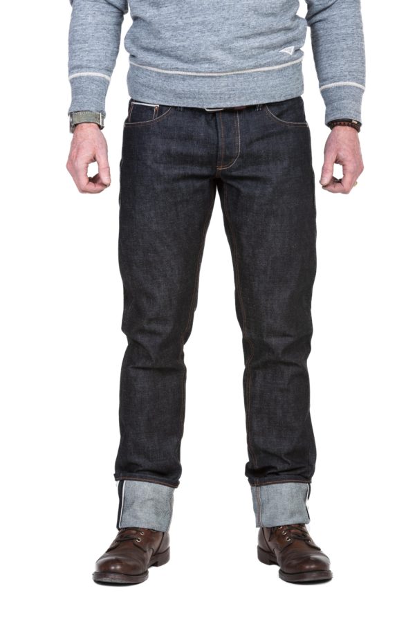 Schmaler Blaumann 092 bio gots 15oz