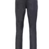 MENS SLIM STRAIGHT JEANS - BLACK LIGHT ONE WASH Hinten