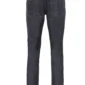 MENS SLIM STRAIGHT JEANS - BLACK LIGHT ONE WASH Hinten