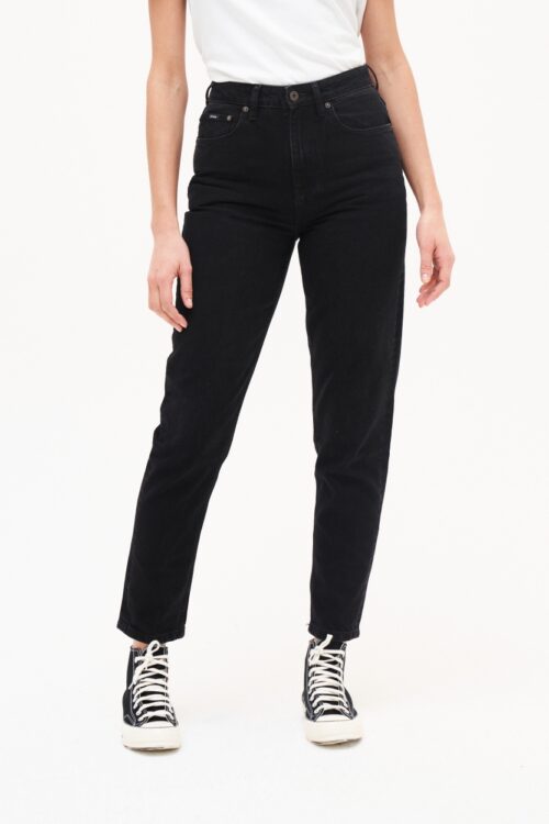 Nora Loose Tapered Vintage Black Frontal