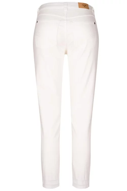 Svenja SlimFit Cropped White Hinten (Freisteller)