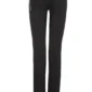 WOMENS STRAIGHT JEANS - BLACK ONE WASH Hinten (freigestellt)