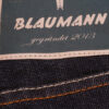Extra Schmaler Blaumann Konzept rinse Back patch