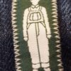 Schmaler Blaumann Konzept dark used wash Maskotte