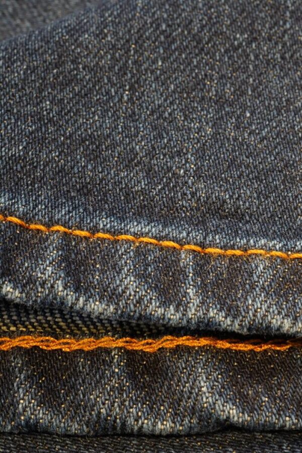 Schmaler Blaumann Konzept dark used wash Saum