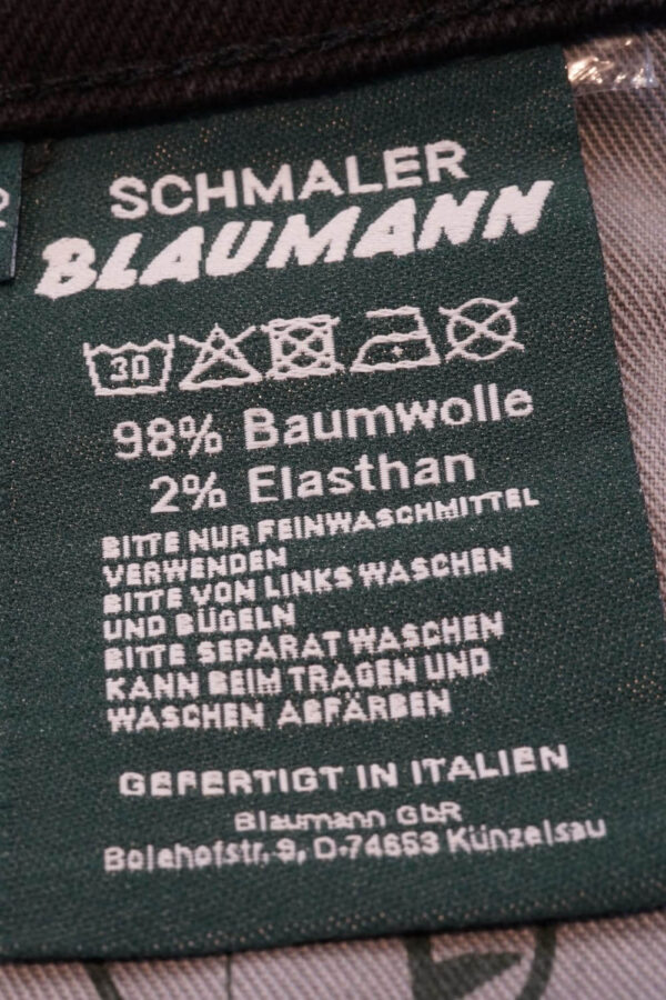 Schmaler Blaumann Konzept oregon black-black Pflegeanleitung