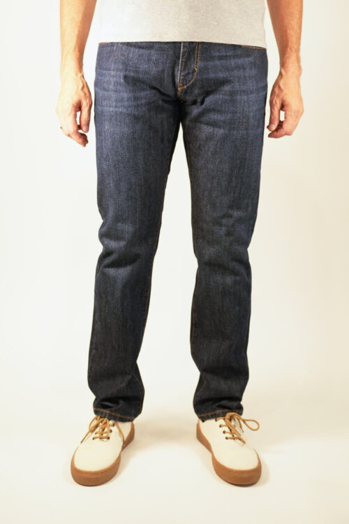 MENS SLIM STRAIGHT JEANS - KYANOS Frontal