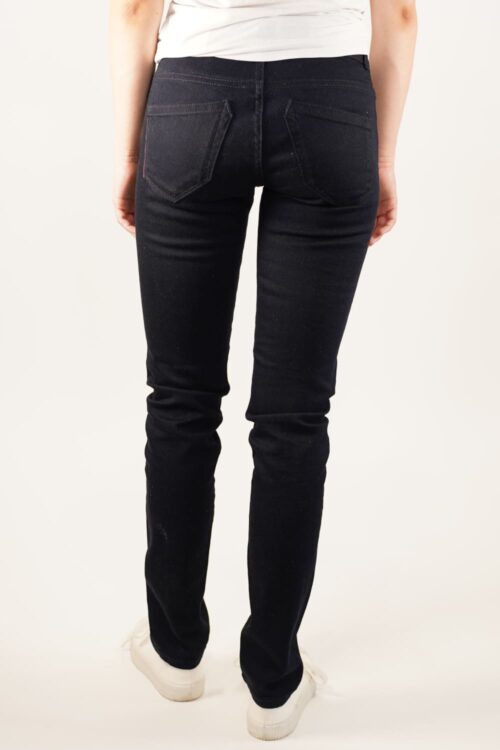 WOMENS SLIM JEANS - DARK BLUE ONE WASH Hinten