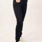 WOMENS SLIM JEANS - DARK BLUE ONE WASH Schräg
