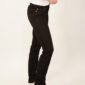 WOMENS STRAIGHT JEANS - BLACK ONE WASH rechte Seite