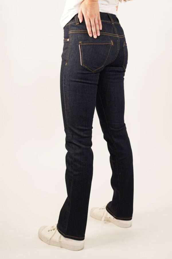 WOMENS STRAIGHT JEANS - RAW ONE WASH linke Seite