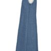 Schweikardt naturalmente Leinen Kleid ohne Ärmel jeansblau Seite (freigestellt)