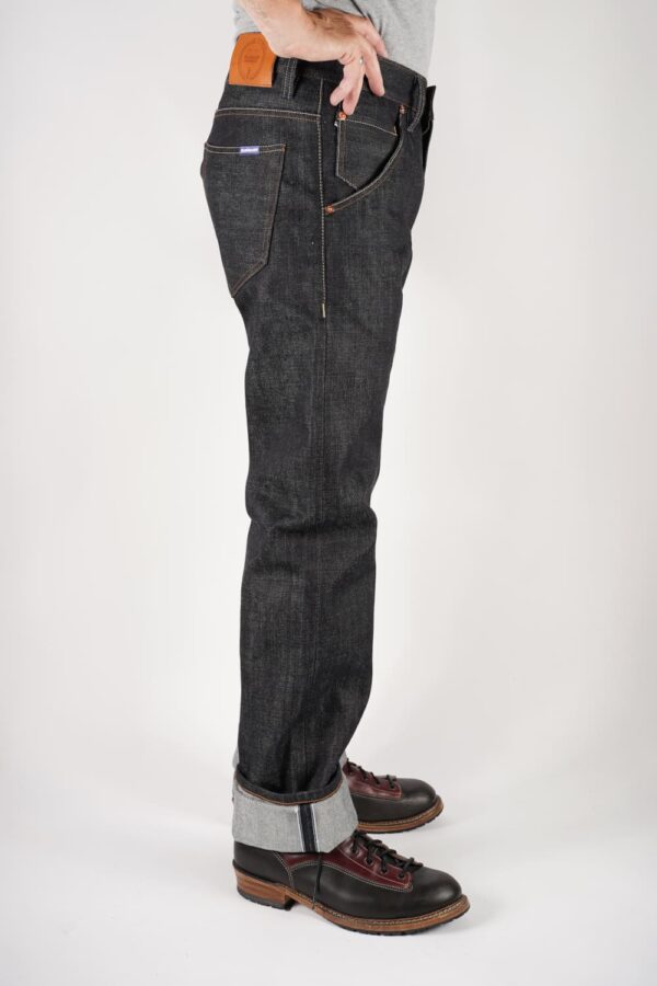 Blaumann Jubiläumshose 15 oz Bio rechte Seite Blaumann Jubiläumshose 15 oz Bio rechte Seite