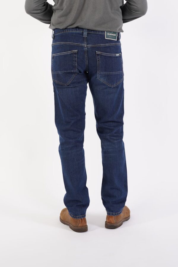 Schmaler Blaumann Konzept dark used wash Hinten neu Schmaler Blaumann Konzept dark used wash Hinten