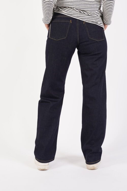 goodsociety Womens Regular Straight Raw One Wash - hinten
