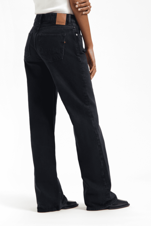 Kuyichi Lena Loose Retro Noir rechts Hinten
