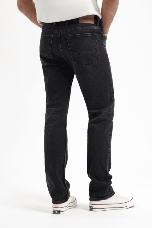 Kuyichi Regular Scott Vintage Black hinten