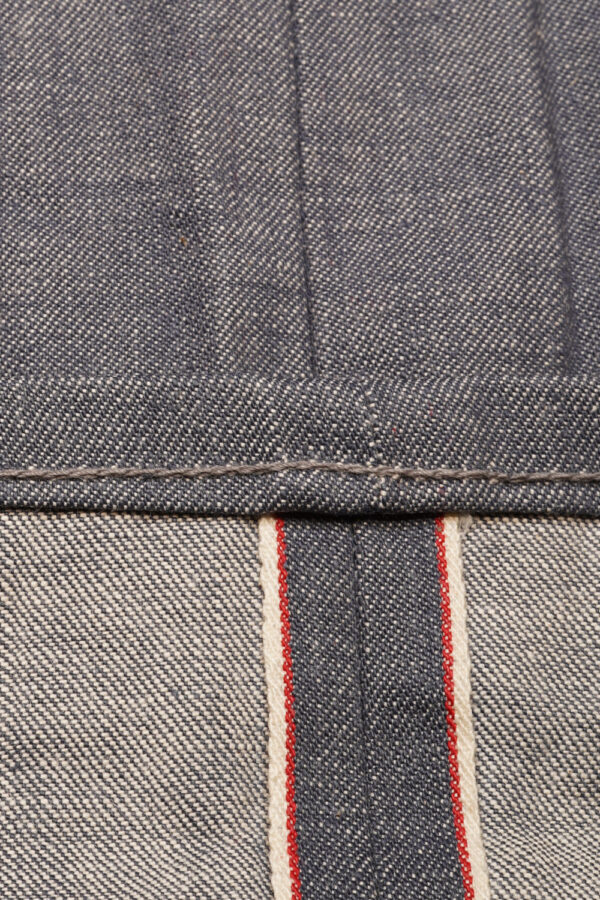 Tellason Blubaugh Grey Selvedgekante (Detail) Tellason Blubaugh Grey Selvedgekante (Detail)