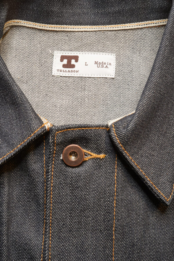 Tellason Coverall Jacket Kragen (Detail) Tellason Coverall Jacket Kragen (Detail)