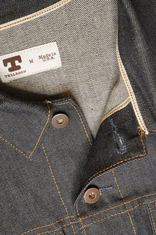 Tellason Jean Jacket Kragen (Detail) Tellason Jean Jacket Kragen (Detail)