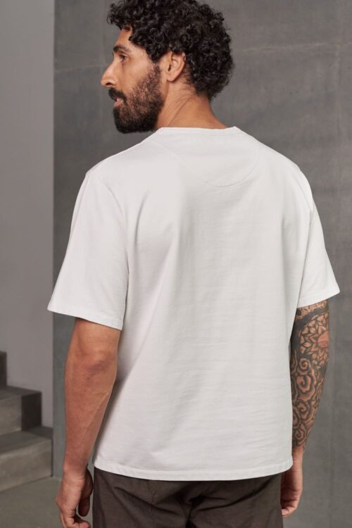 About Companions ANTON t-shirt eco cotton stone grey Hinten