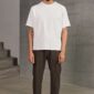 About Companions ANTON t-shirt eco cotton stone grey frontal komplett