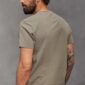 About Companions LIRON t-shirt eco pique dusty olive hinten
