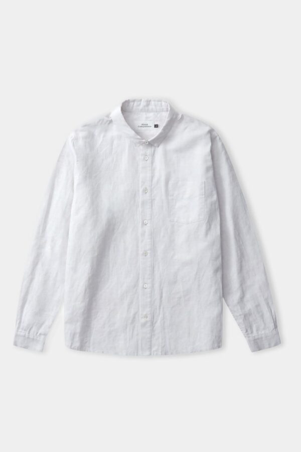About Companions SIMON shirt men linen stone white frontal (freigestellt) About Companions SIMON shirt men linen stone white frontal (freigestellt)