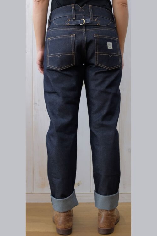 Hens Teeth Jeans Original Raw Women Hinten