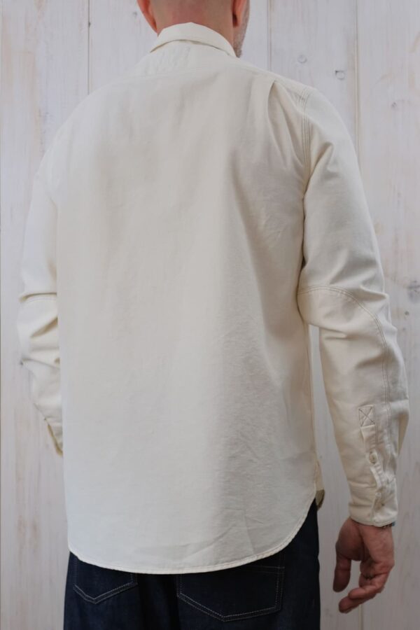 Hens Teeth Shirt Work Canvas Natural Hinten Hens Teeth Shirt Work Canvas Natural Hinten