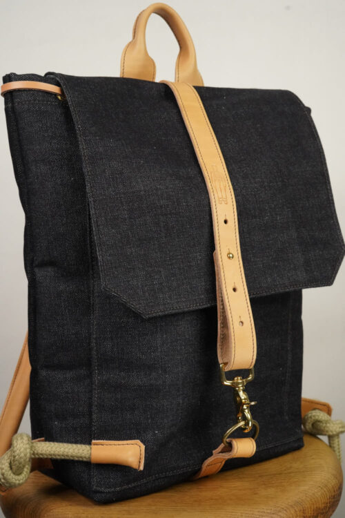 Blaumann x AndSons Daypack-Rucksack Denim frontal