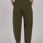 Hens Teeth Pant Canvas Light Mil. Green Hinten