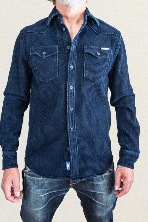 242 Hemd Gerade / Straight Chenille Indigo