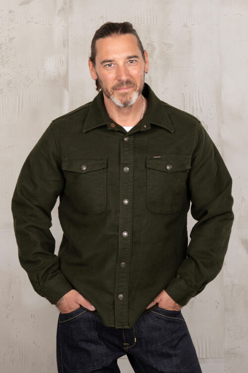 1943 CPO Shirt Moleskin moss