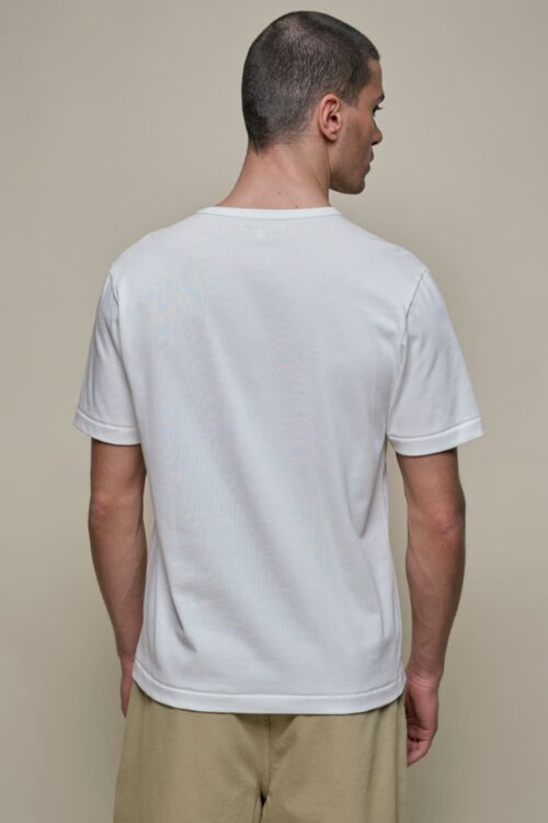 Merz b Schwanen 2M15 Sturdy Jersey T-Shirt white Hinten