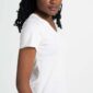 Alma & Lovis V-Neck Shirt white Seite