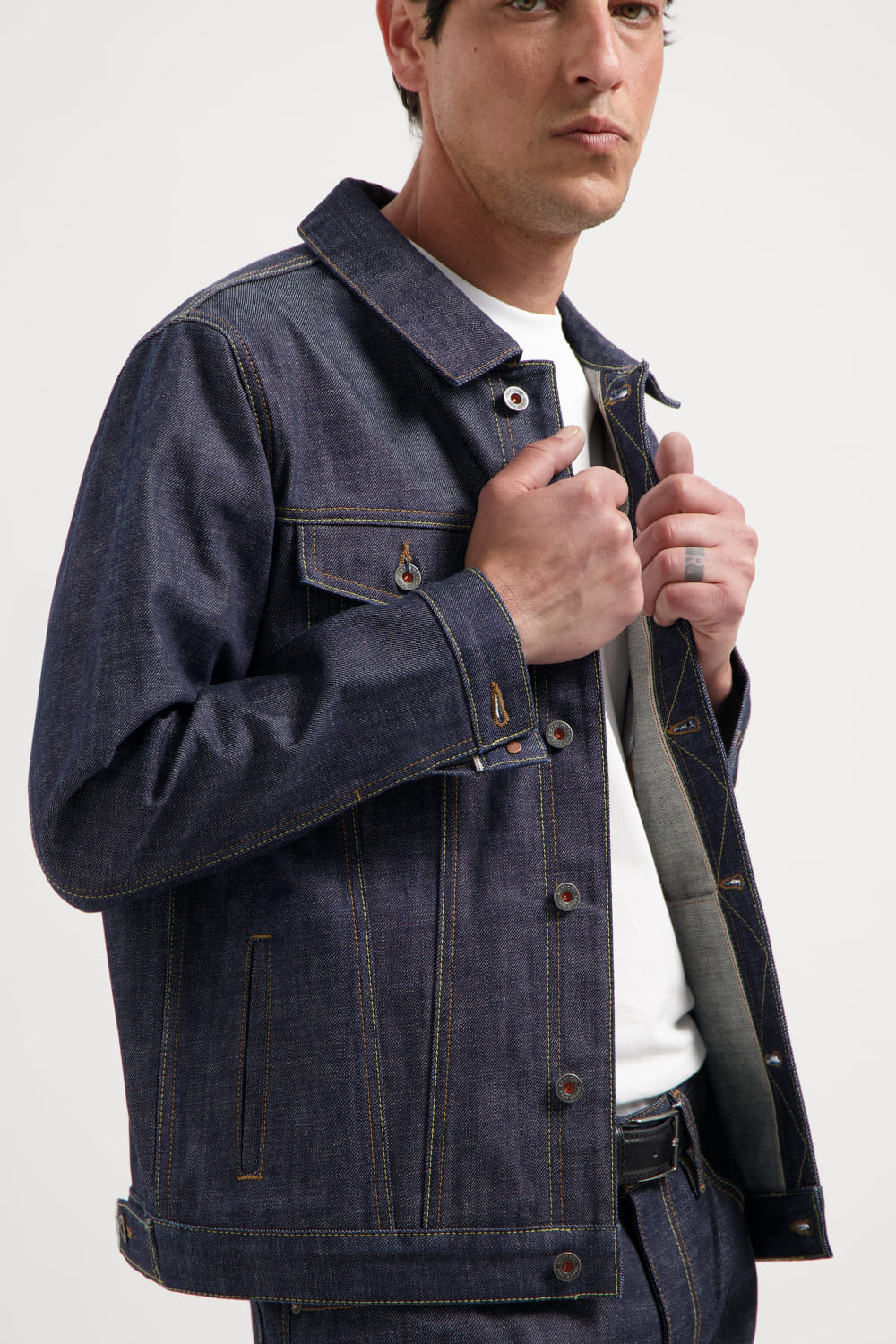 Kuyichi Bourne Denim Jacket frontal 2