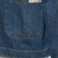 Merz b Schwanen Cropped Workers Denim Jacket indigi mid blue Detail Tasche
