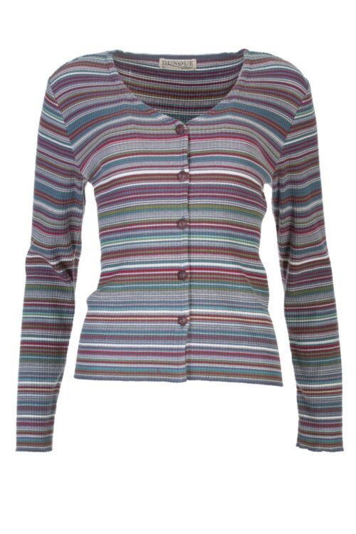 Schweikardt DUNQUE Jacke blau-bunt frontal freigestellt