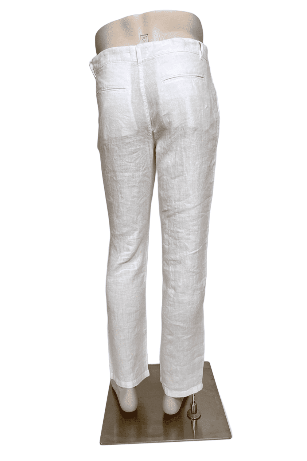 BLOOMERS Tim Leinenhose weiß Hinten