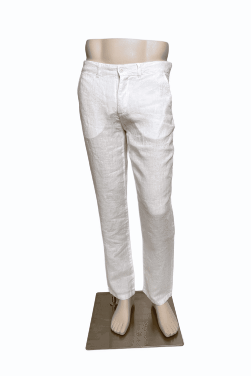 BLOOMERS Tim Leinenhose weiß frontal