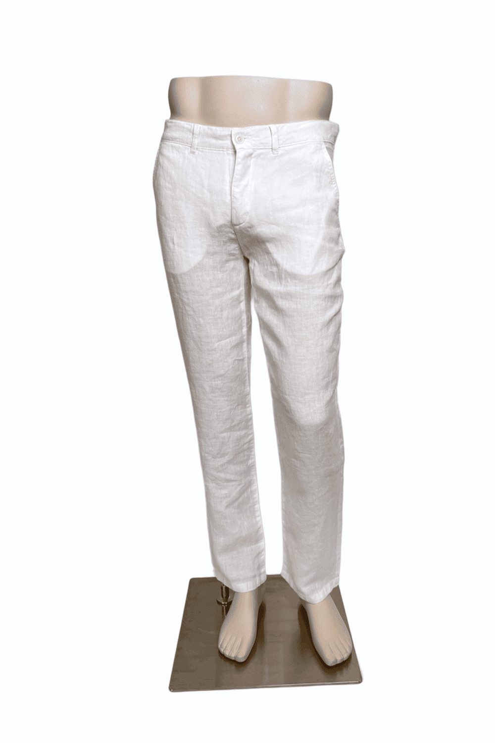 BLOOMERS Tim Leinenhose weiß frontal