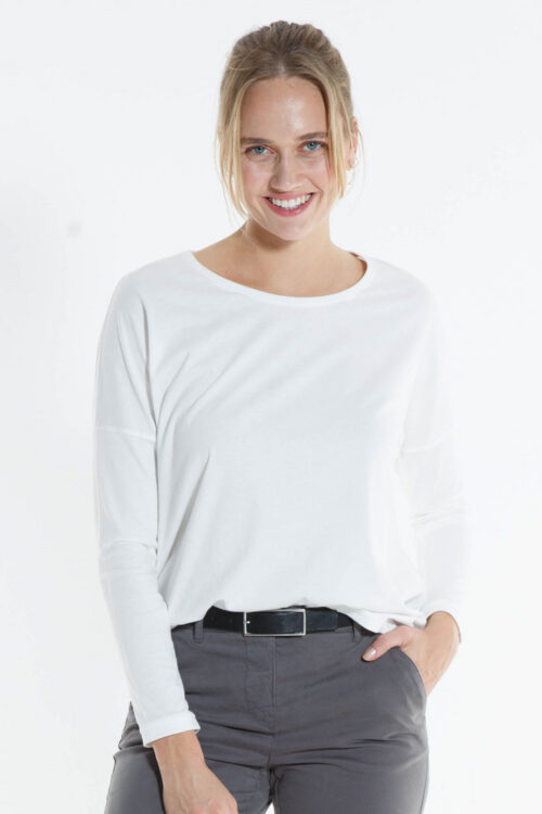 Alma & Lovis Loose Shirt white frontal