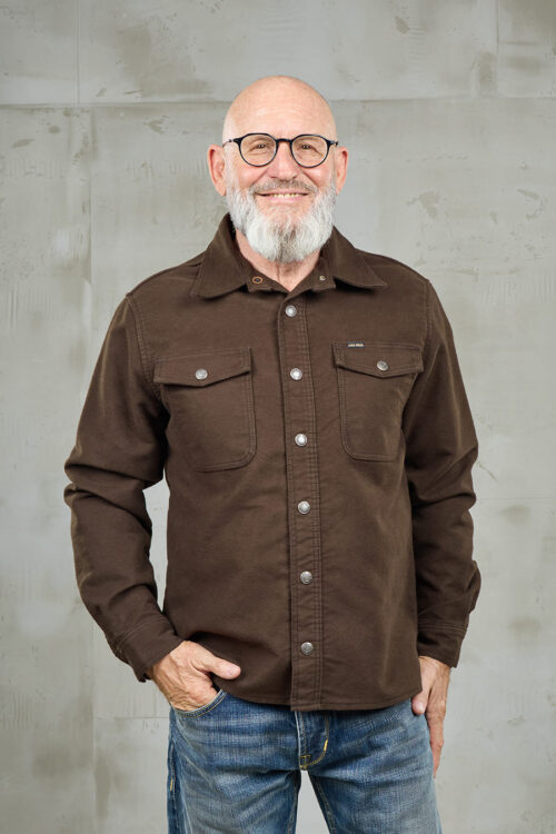 Pike Brothers 1943 CPO Shirt Moleskin Soil Brown frontal